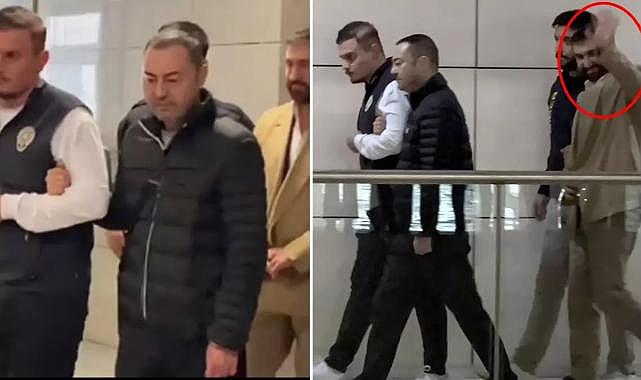 Adliyeye sevk edilen Serdar Ortaç'ın ayakta durmakta güçlük çektiği dikkatlerden kaçmadı