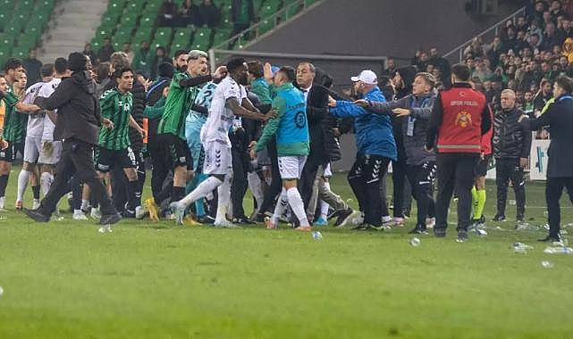 Olaylı maçın faturası ağır oldu