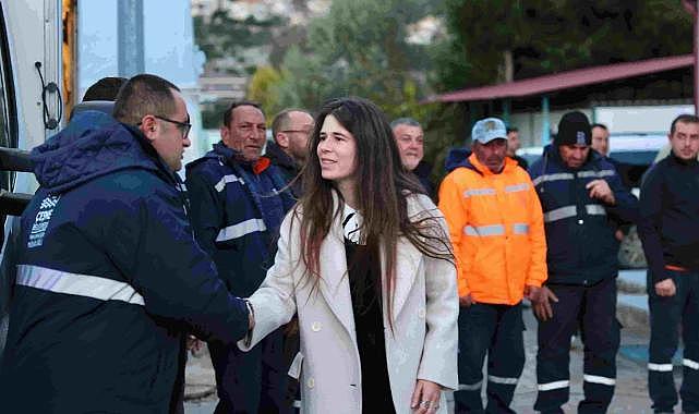 Başkan Lâl Denizli, park ve bahçeler çalışanlarına teşekkür ederek 2025 yılı için iyi dileklerde bulundu