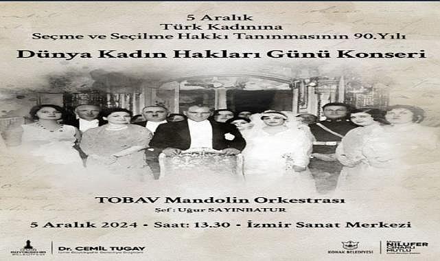 Büyükşehir’den 5 Aralık’a özel konser
