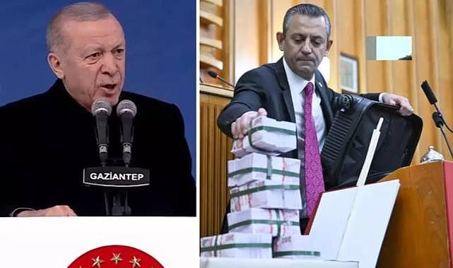 Cumhurbaşkanı Erdoğan'dan para kulesi yapan Özel'e sert yanıt