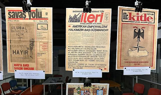 İzmir'de sergi: Manşetlerle NATO'ya karşı