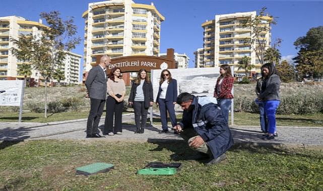 Karşıyaka Belediyesi parklarda ‘akıllı sulama’ dönemini başlattı
