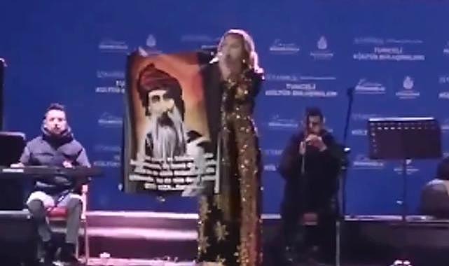 Pınar Aydınlar Seyit Rıza posteri açtı, İBB'den bizim ilgimiz yok açıklaması geldi