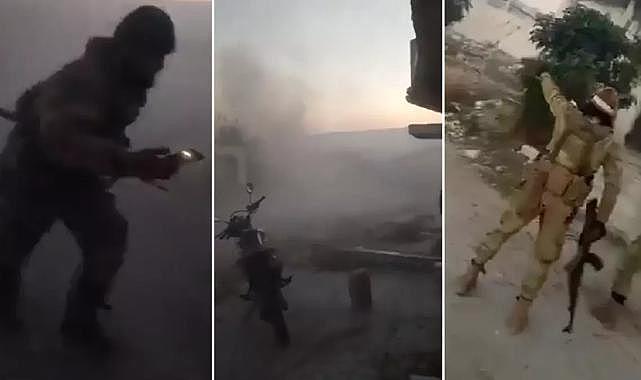 Suriye'de rejim ile muhalifler arasında devam eden çatışmalardan en net görüntü