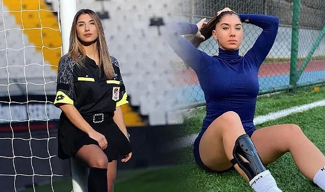 Uygunsuz videosu çıkan hakem Elif Karaarslan pozisyonu uygulamalı anlattı!