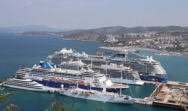 2024 yılında İzmir'e deniz yoluyla 172.109 turist geldi.