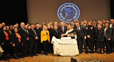 Ege Üniversitesinde 70’inci yıla özel logo tasarlandı