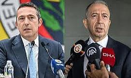 Fenerbahçe Başkanı Ali Koç ve Galatasaray İkinci Başkanı Metin Öztürk, PFDK'ya sevk edildi