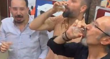 Okul bahçesinde şampanyaya soruşturma!