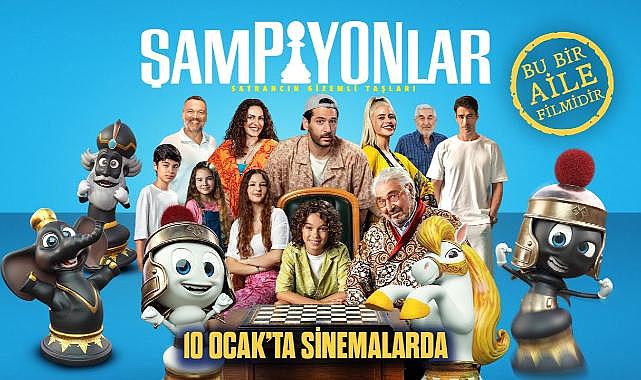 Şampiyonlar "Satrancın Gizemli Taşları" Filmi 10 Ocak da Vizyona giriyor.
