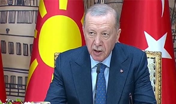 Cumhurbaşkanı Erdoğan: &#039;&#039;Kuzey Makedonya ile ticaret hacmimizi 2 katına çıkaracağız&#039;&#039;