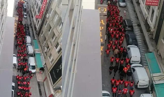İzmir Büyükşehir&#039;den atılan 148 işçi direnişe başladı