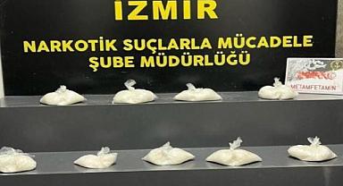 İzmir'de 4 kilonun üzerinde metamfetamin ele geçirildi