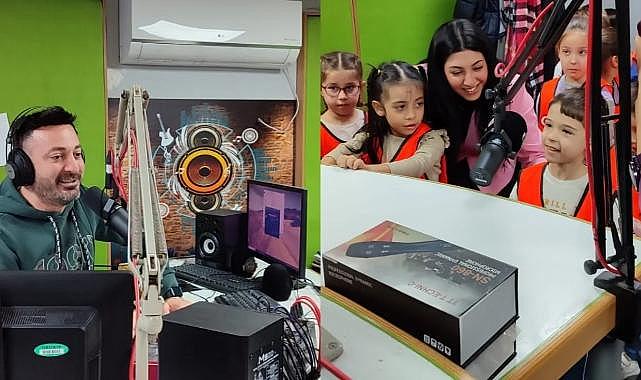 Minik Öğrenciler Radyo Ege ve Son Mühür’ü Ziyaret Etti