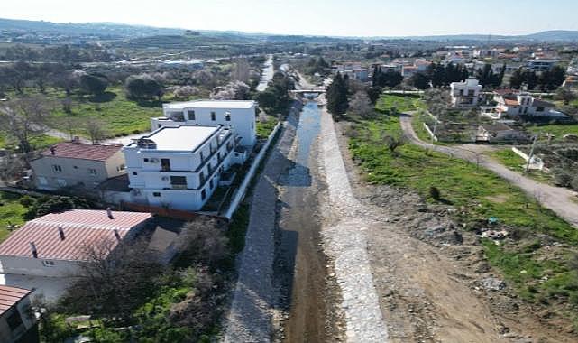 90 milyon liralık yatırımla Urla ve Seferihisar’daki derelerde başlattığı ıslah çalışmaları tamamlandı