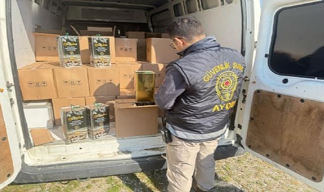 Aydın'da 3 ayrı adrese yapılan operasyonda 30 bin litre tağşiş yağ ele geçirildi