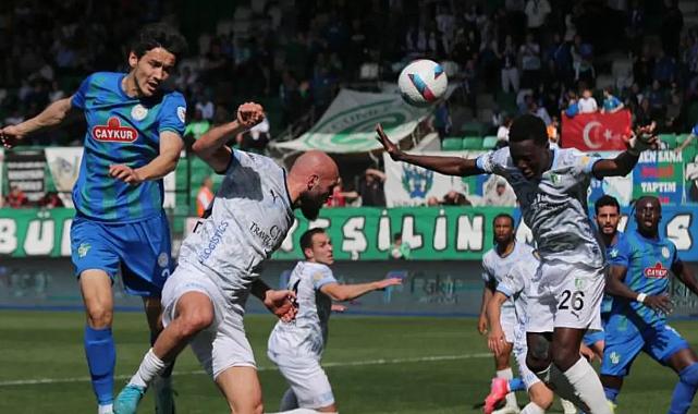 Bodrumspor FK'ya Rize'de 3 altın puan: 0-2