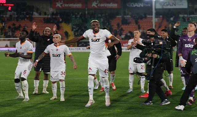 Galatasaray Alanya'da geriden gelip kazandı: 1-2
