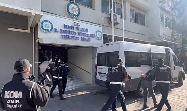 İzmir'de suç örgütüne operasyon: 12 gözaltı