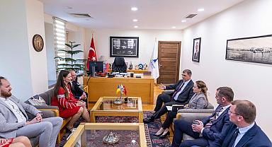 Başkan Tugay'ın diplomasi trafiği