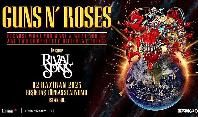 Guns N' Roses efsanesini canlı canlı dinlemek için sayılı günler kaldı! ???? En sevdiğin şarkılarla coşmaya hazır mısın?