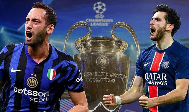Hakan Çalhanoğlu ilk 11'de! 2025 Şampiyonlar Ligi finali PSG İnter maçı hangi kanalda, şifresiz mi?