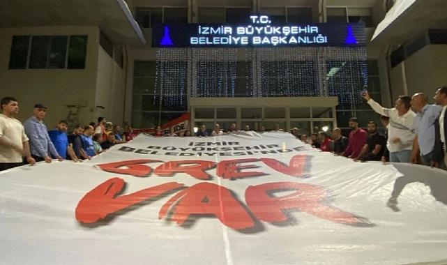 İzmir'de grev günü: İşçiler yürüyüşe başladı!