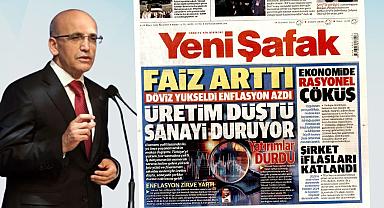 Mehmet Şimşek’in ekonomi politikalarına Yeni Şafak’tan sert eleştiri!