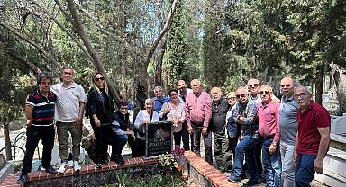 ZİYNET SERTEL MEZARI BAŞINDA ANILDI BAŞKAN GAPPİ: ÇOK İYİ YÜREKLİYDİ