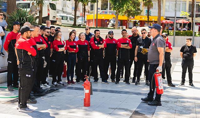 BALKUT'tan Balçova Belediyesi'nde Yangın Tatbikatı