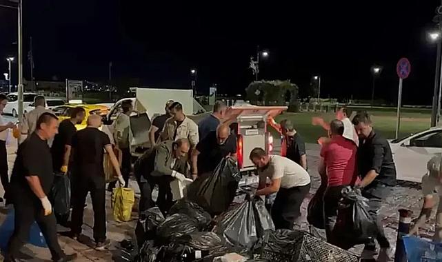 Başkan Tugay elleriyle çöp topladı. İzmirlilere Çağrı: &quot;Grev Sona Erene Kadar Dayanışma Zamanı&quot;