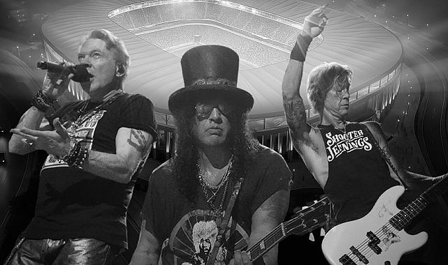 Bugün büyük gün!  Guns N’ Roses bu akşam sahnede!