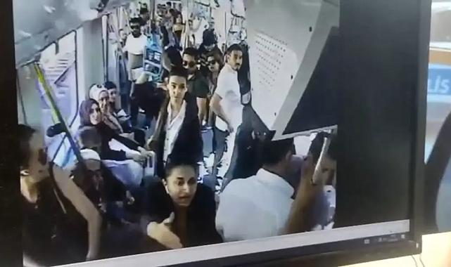 Genç kadına başörtüsünü kastederek hakaret etmiş! Marmaray'daki darp olayında yeni görüntü: "20 yaşındaki kız ya sabır ya selamet çekiyor"