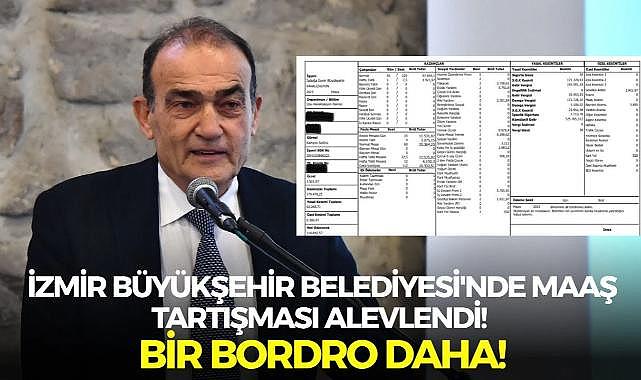 İzmir Büyükşehir Belediyesi'nde maaş tartışması alevlendi! Bir bordro daha!