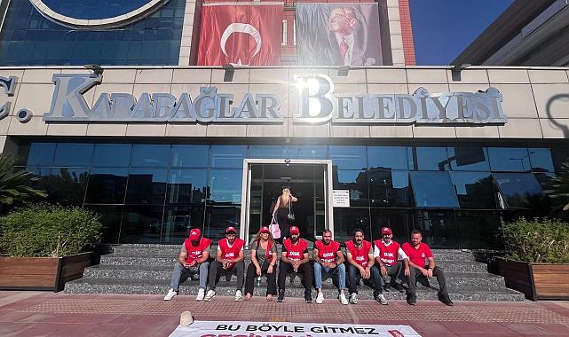 Karabağlar'da Maaş Krizi: Başkan Kınay Sözünü Tutmadı, İşçiler Yine Eylemde!