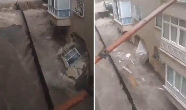 Ankara’da Sel Evin Duvarını Yıktı: 3 Kişi Kurtarıldı