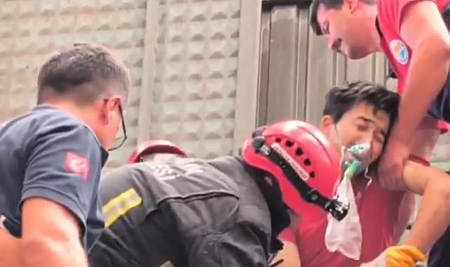 Antalya’da genç işçi makineye sıkıştı, iki bacağını kaybetti