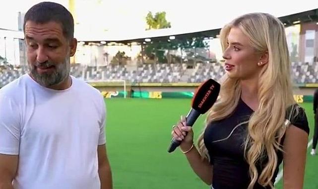 Arda Turan’ın Ukraynalı muhabirle göz teması krizi sosyal medyada gündem oldu