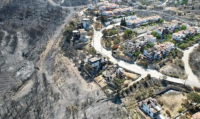 Bakan açıkladı: İzmir'de 110 ev küle döndü