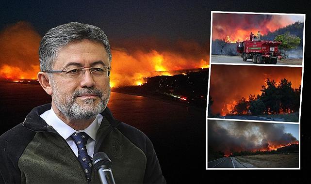 Bakan Yumaklı duyurdu: Antalya’daki yangın bitti