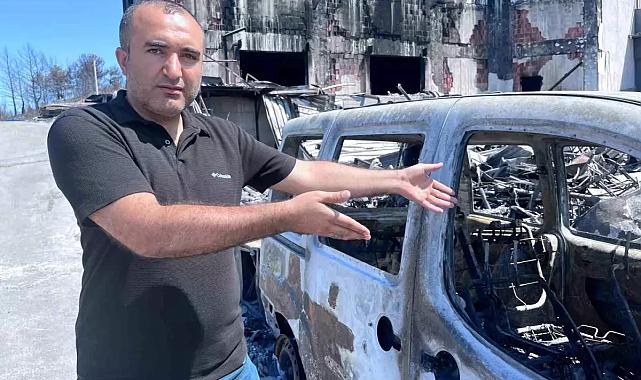 Buca'da yangın sonrası enkaz kaldırılmadı