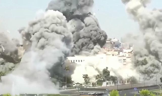 Canlı yayında korku: Şam’daki patlama kamerada