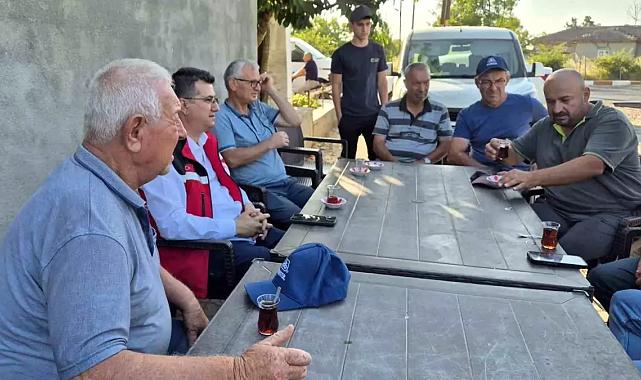Çiftçinin sesi sahada duyuluyor: Müdür Aksoy köylerde