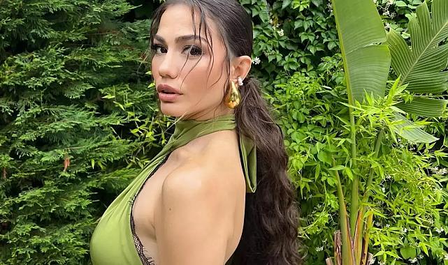 Demet Özdemir’den havuz başında güneşli paylaşım