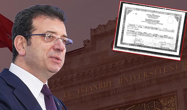 Ekrem İmamoğlu’nun yüksek lisans diploması iptal edildi