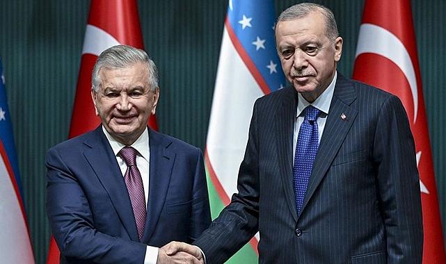 Erdoğan ve Mirziyoyev stratejik işbirliğini güçlendirdi