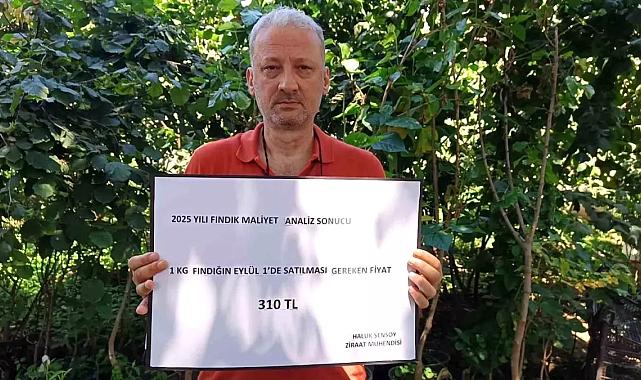 Fındıkta Maliyet 222 TL, Satış Fiyatı 310 TL Olmalı