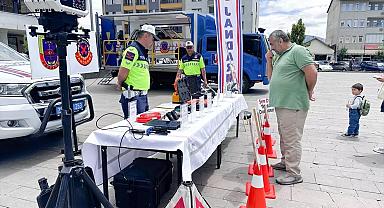 Giresun’da emniyet kemeri simülasyonu