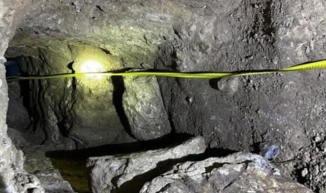 Gönen’de kaçak kazıya suçüstü: 14 metre tünel kazmışlar